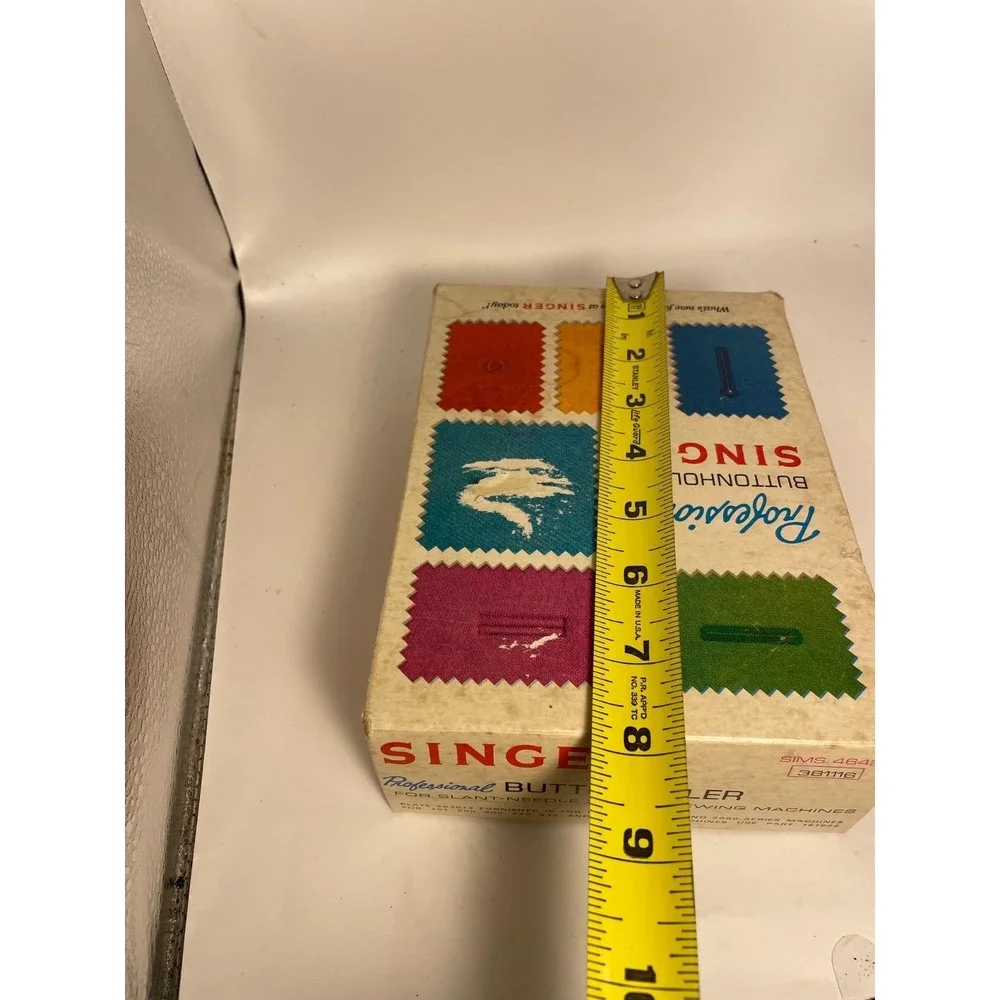Vintage Professional Buttonholer by Singer Slant Needle Zig Zag Machines